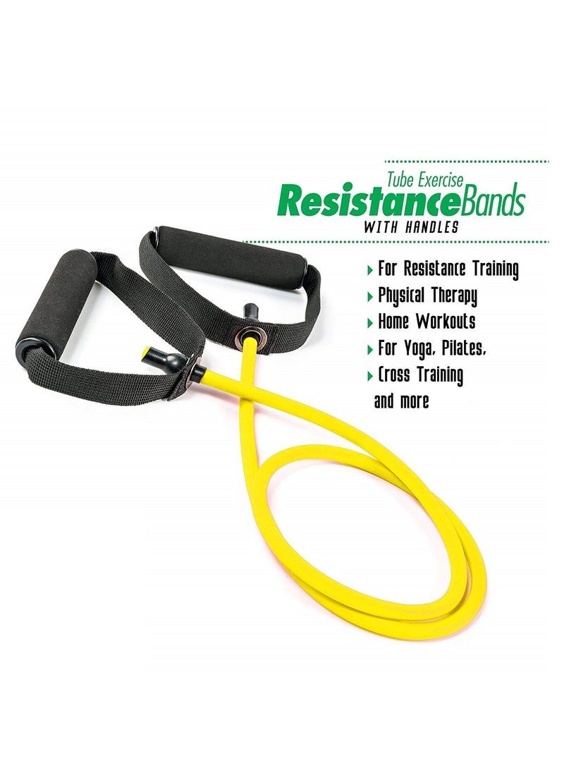 Generic - Pull String For Fitness And Aerobics With Door Anchor 4-6 LB, Yellow - Image 1
