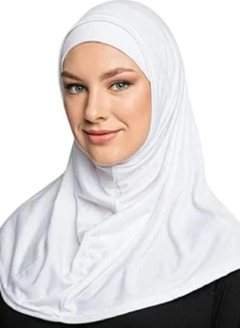 البنت الشرقية حجاب قطن قطعتين داخلية وخارجية