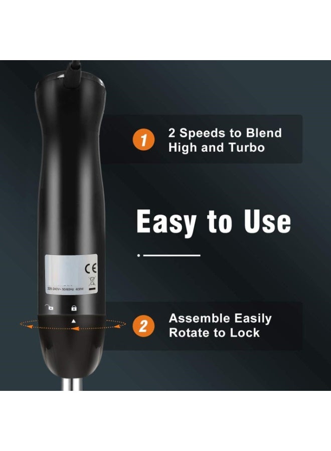 مايكروبلس خلاط يدوي كهربائي قابل للفصل 400 واط من PS-4810 - Image 3