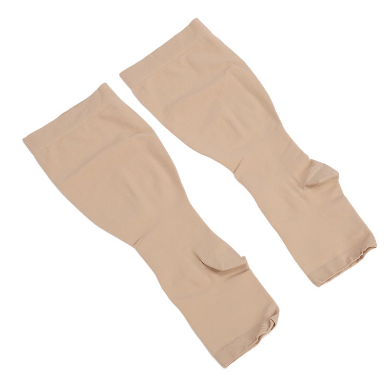 جوارب ضاغطة عالية الركبة مقاس 5XL 23-32 مم زئبق – دعم فعّال للتدفق الدموي – جوارب مقاومة للوريدات الورقية غير الانزلاقية مريحة للرجال والنساء أثناء الوقوف لفترات طويلة واستعادة ما بعد الجراحة - Image 5