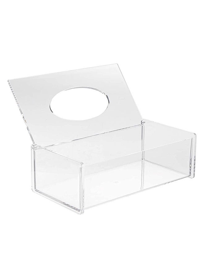 Orchid حامل علبة مناديل أكريليك شفاف من الأوركيد - Image 2