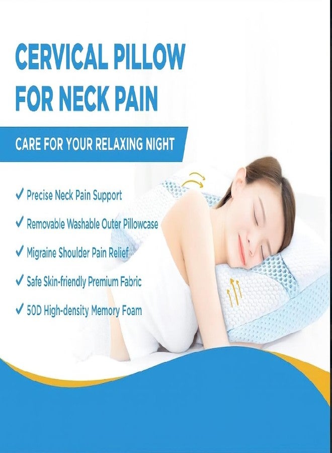 Orthopedic Memory Foam Pillow for Neck & Shoulder Pain Relief - Image 4