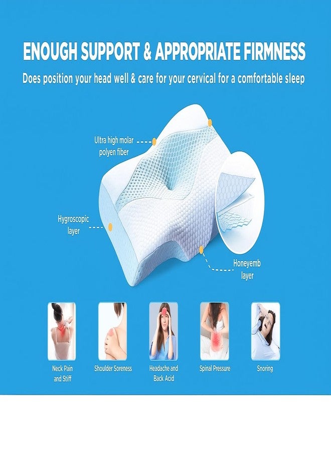 Orthopedic Memory Foam Pillow for Neck & Shoulder Pain Relief - Image 5