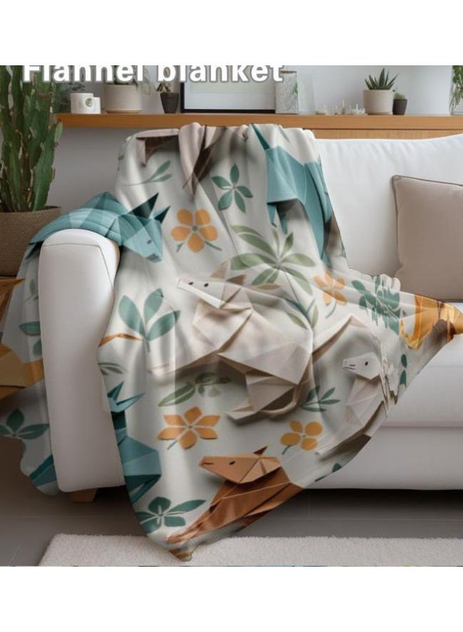 عام بطانية رقيقة من الفانيلا (حرارة ومريحة، ومناسبة للنوم واستخدام اللعبة والغبار والرمل) 150 سم * 200 سم - 219 - Image 4