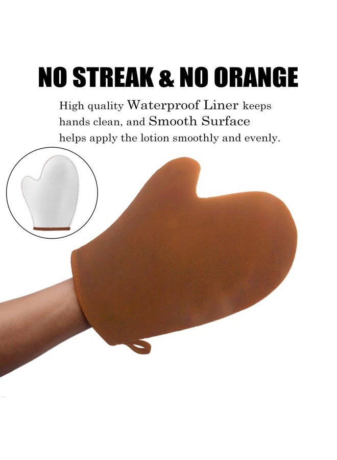 ANSPHIE 3 Pack Self Tanning Mitt Applicator Tanning Mitts Self Tanner Kit Self Tanner Mitt Applicator Self Tanning Glove for Self Tan Mitt Applicator Sunless Tanner Mitt Self Tanner Mit Self Tan Mit  - Image 3