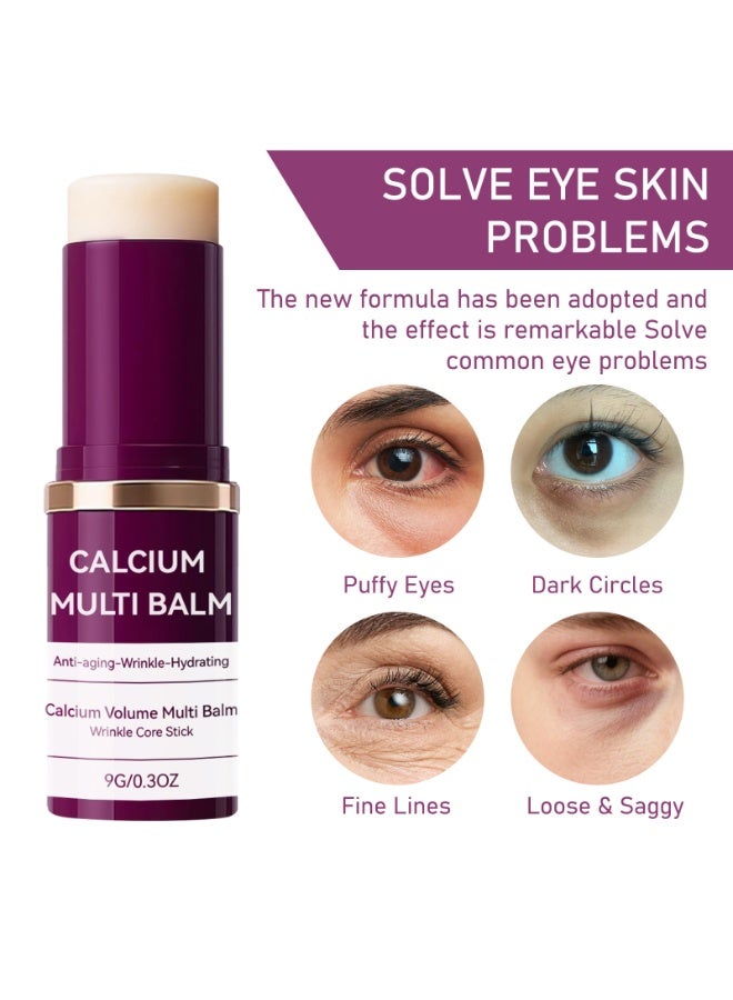 Calcium Instant Hydration! Collagen Hydrating Stick Deeply Moisturizes Skin, Smoothes Dryness and Fine Lines, Facial Moisturizing and Makeup-Setting Balm - Image 1
