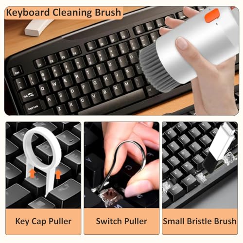 HUMBLE 20 in 1 Smart Gadget Cleaning Kit – All-in-One Screen & Keyboard Cleaner with Cleaning Pen, Spray, Microfiber Cloth, Dust Blower, Key Puller & Brushes for Smartphones, Tablets, Laptops & PC's - Image 2