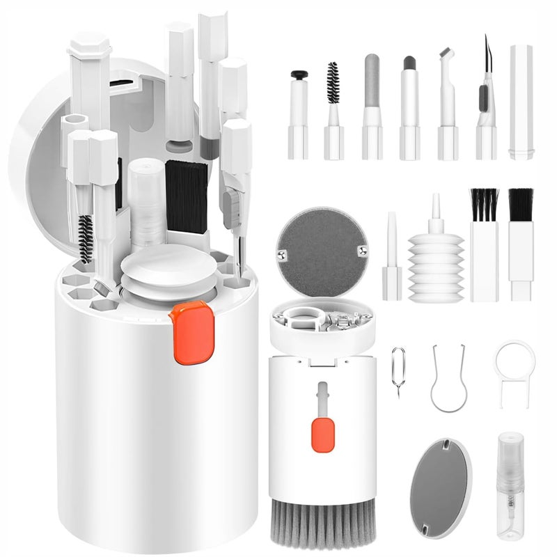 HUMBLE 20 in 1 Smart Gadget Cleaning Kit – All-in-One Screen & Keyboard Cleaner with Cleaning Pen, Spray, Microfiber Cloth, Dust Blower, Key Puller & Brushes for Smartphones, Tablets, Laptops & PC's - Image 5