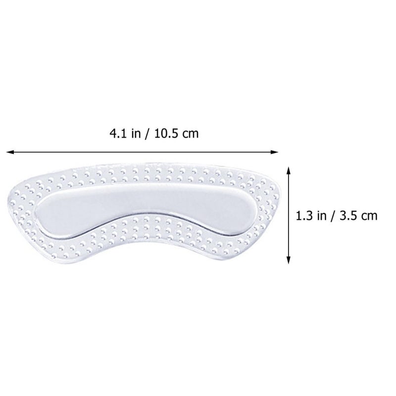 Self Adhesive Heel Cushion Pads 4 Pairs Soft Anti Slip Relief Foot Care Inserts - Image 3