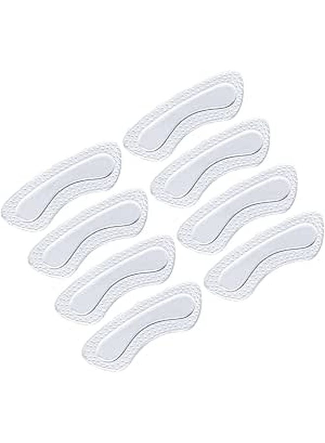 Self Adhesive Heel Cushion Pads 4 Pairs Soft Anti Slip Relief Foot Care Inserts - Image 1