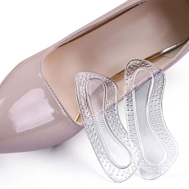 Self Adhesive Heel Cushion Pads 4 Pairs Soft Anti Slip Relief Foot Care Inserts - Image 5