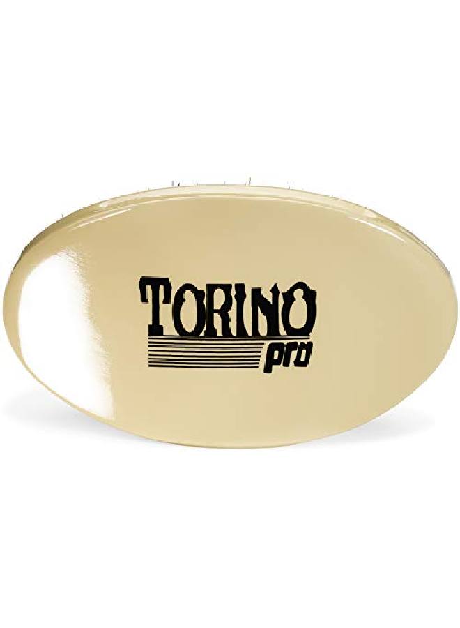 TORINO PRO WAVE BRUSHES BY BRUSH KING Torino Pro Wave Brush 1510 By Brush King Curved Hard Palm/Military 360 Waves Brush - Image 5