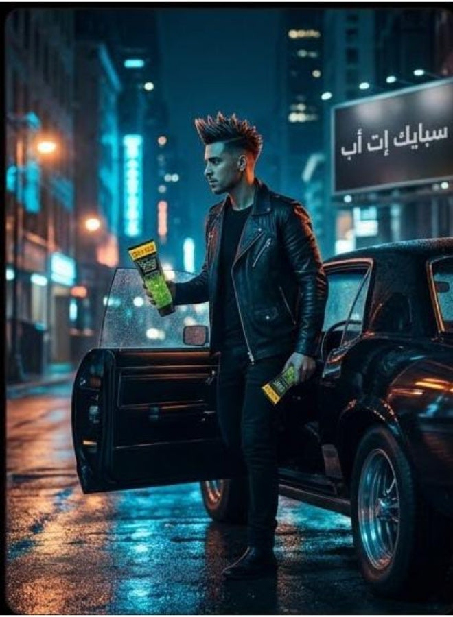 فاتيكا مينز جل تصفيف الشعر بالزيتون والحناء والليمون 250 مل - Image 4