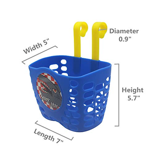 YL traV Bike Basket Kids Bicycle Trike Balance Bike Basket (Blue) - Image 3