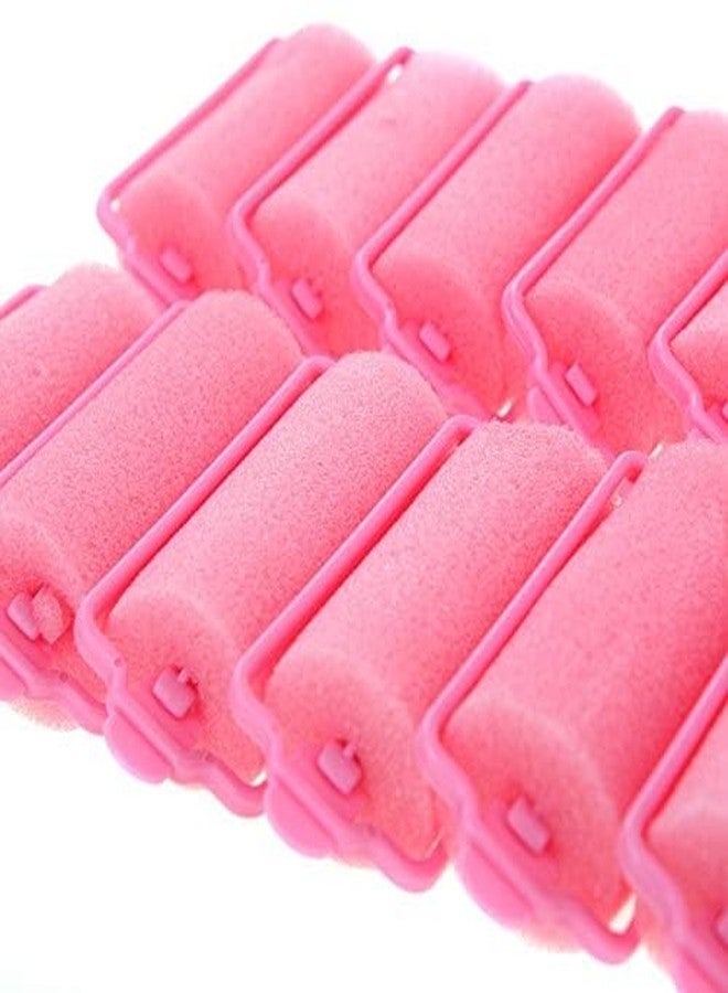 RADIONICS 12pcs Magic Sponge Foam Cushion Hair Styling Rollers Curlers Twist Tool Salon Pink - Image 3