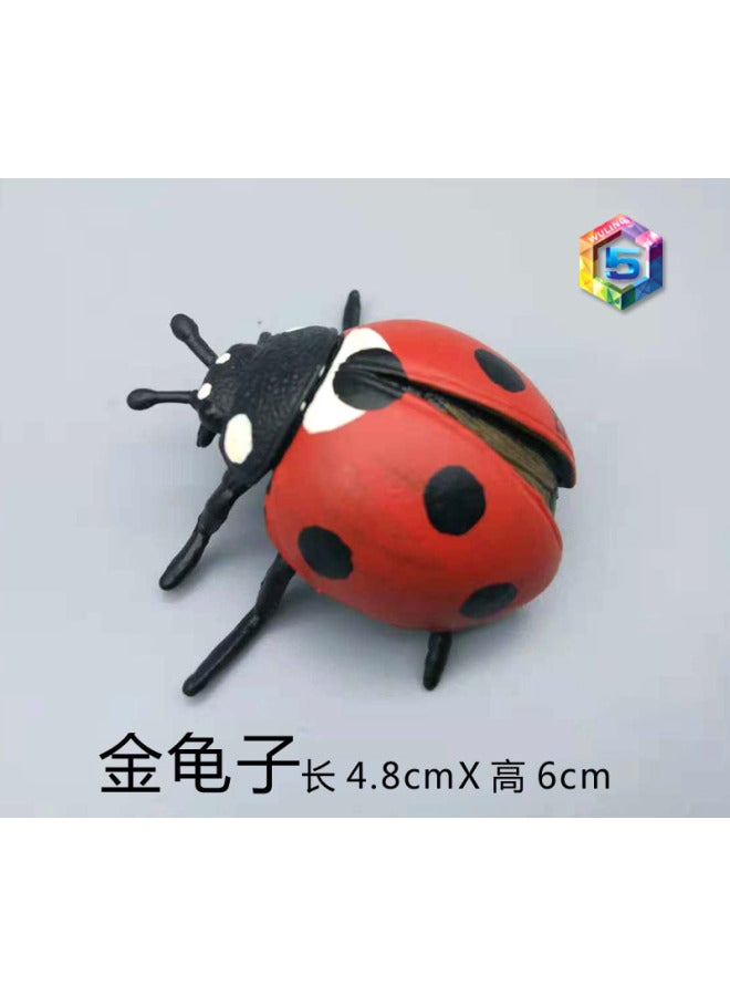 Simulation Animal Insect Model Cognitive Toy Spider Butterfly Bee Cockroach Caterpillar And Other Animal Model Toy-Color:658 Beetle  - Image 1