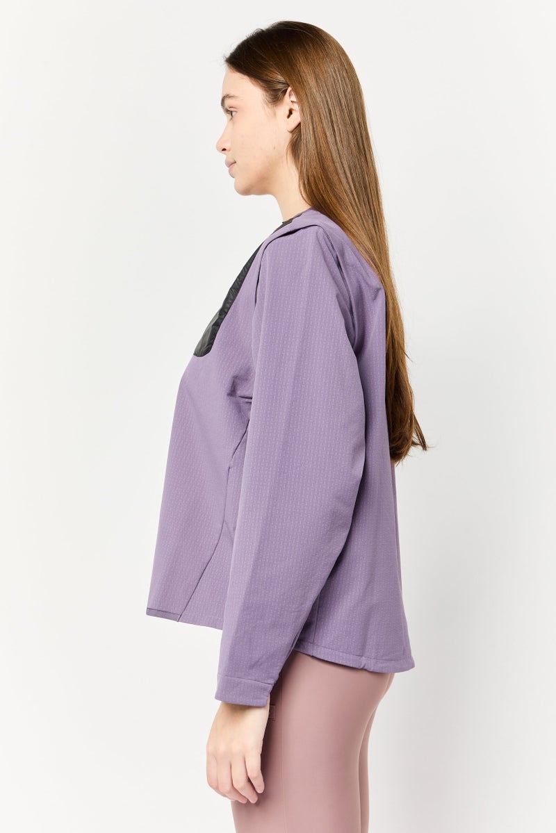 Adidas Women Sportswear Fit Long Sleeve Running Jacket, Multicolor - Image 2