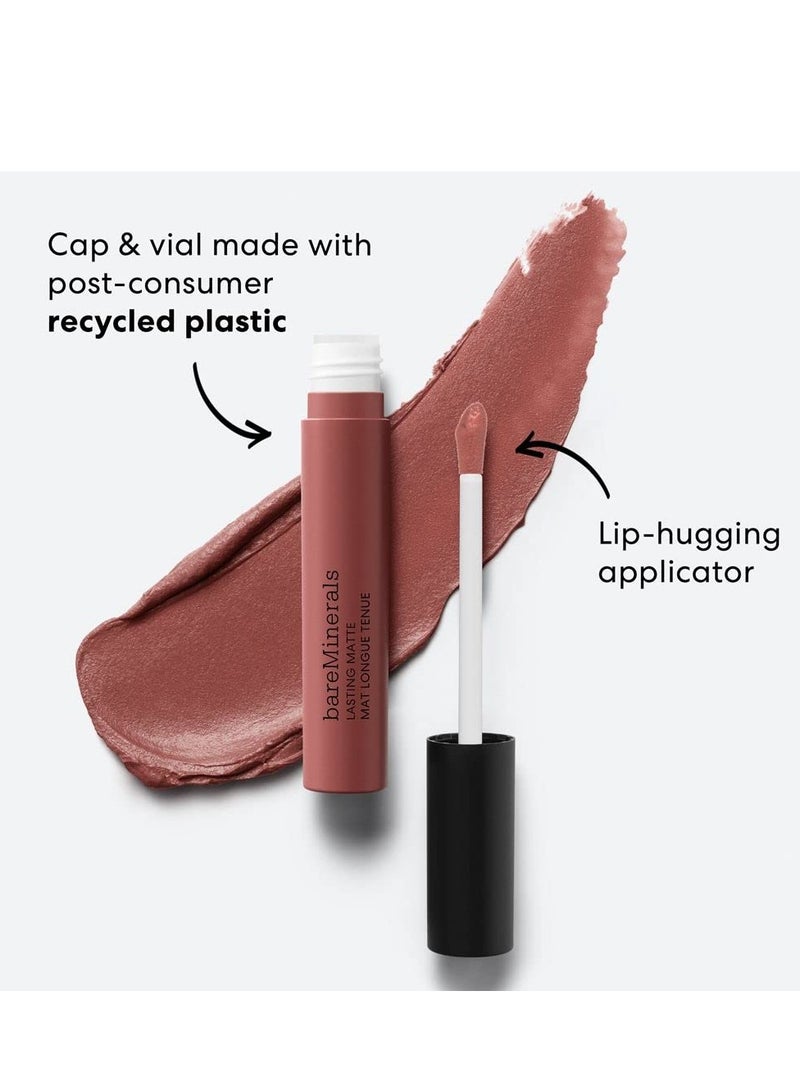 bareMinerals Mineralist Comfort Matte Liquid Lipstick - Lucky - Image 4