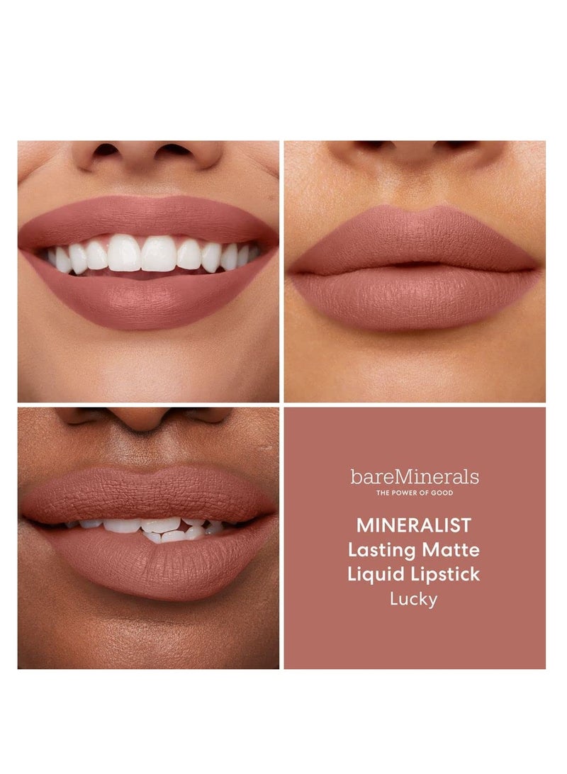 bareMinerals Mineralist Comfort Matte Liquid Lipstick - Lucky - Image 3