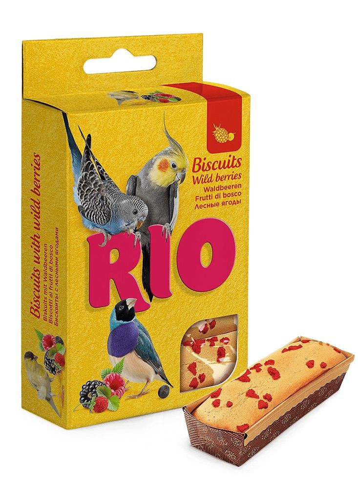 RIO Biscuits For All Birds With Wild Berries 5x7g