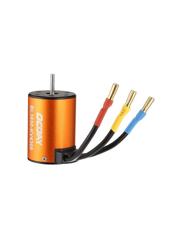 Generic - OCDAY BL3650 4300KV Waterproof Brushless Motor for 1/10 RC Car HSP 94123 HuanQi 727 FS Racing Motor RC Toys Accessories - Image 1