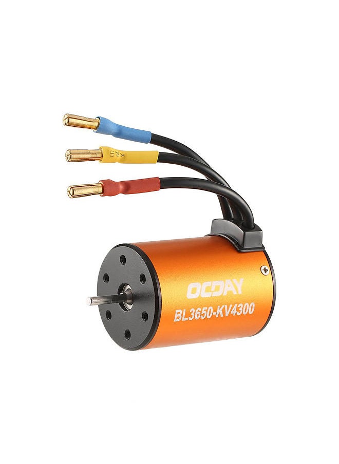 Generic - OCDAY BL3650 4300KV Waterproof Brushless Motor for 1/10 RC Car HSP 94123 HuanQi 727 FS Racing Motor RC Toys Accessories - Image 1