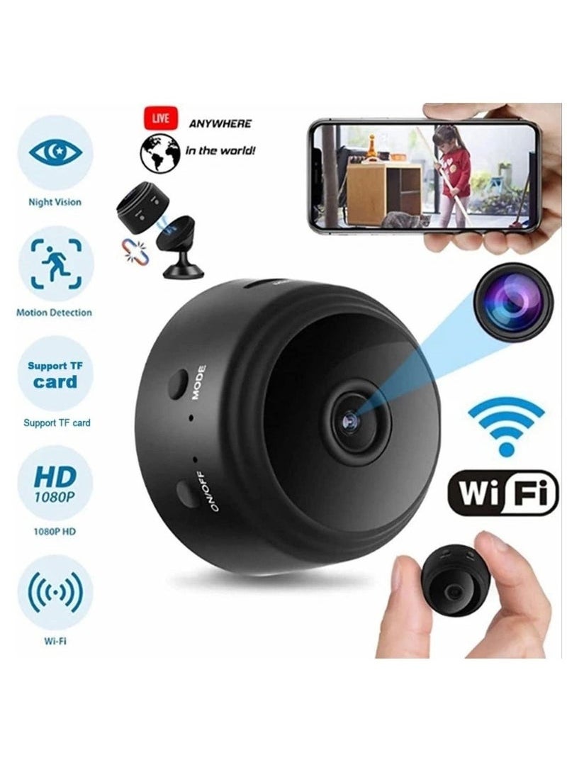 Generic - 4 PACKS of cameras WiFi Mini Magnetic A9 Wireless full HD 1080P Small Portable Round Camera, Indoor Security Camera , Motion Detection, Instant Notifications Night Vision Camera - Image 1
