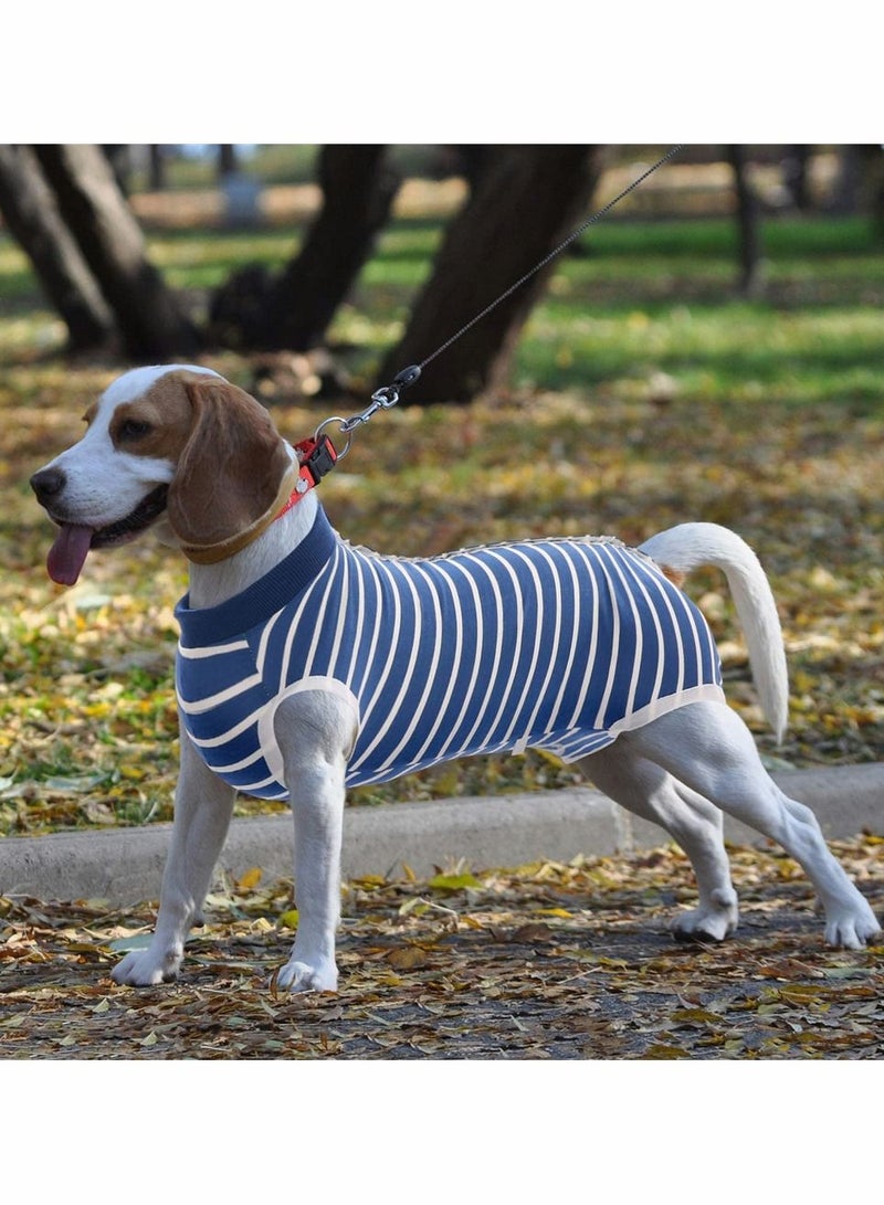 كاست ويف بدلة الانتعاش للكلب ، تعقيم الكلاب ، ثوب جراحي ، انتعاش الحيوانات الأليفة مرنة عالية ، ملابس تمريض للكلاب بعد الفطام والتعقيم ، قميص الانتعاش لجروح البطن (حجم s) - Image 5