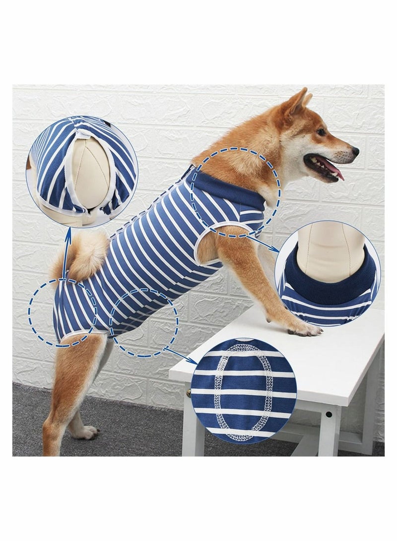 كاست ويف بدلة الانتعاش للكلب ، تعقيم الكلاب ، ثوب جراحي ، انتعاش الحيوانات الأليفة مرنة عالية ، ملابس تمريض للكلاب بعد الفطام والتعقيم ، قميص الانتعاش لجروح البطن (حجم s) - Image 3