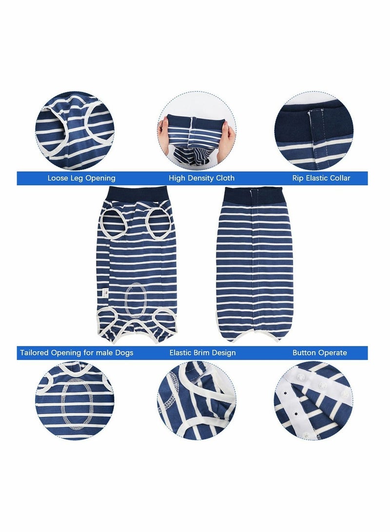 كاست ويف بدلة الانتعاش للكلب ، تعقيم الكلاب ، ثوب جراحي ، انتعاش الحيوانات الأليفة مرنة عالية ، ملابس تمريض للكلاب بعد الفطام والتعقيم ، قميص الانتعاش لجروح البطن (حجم s) - Image 2