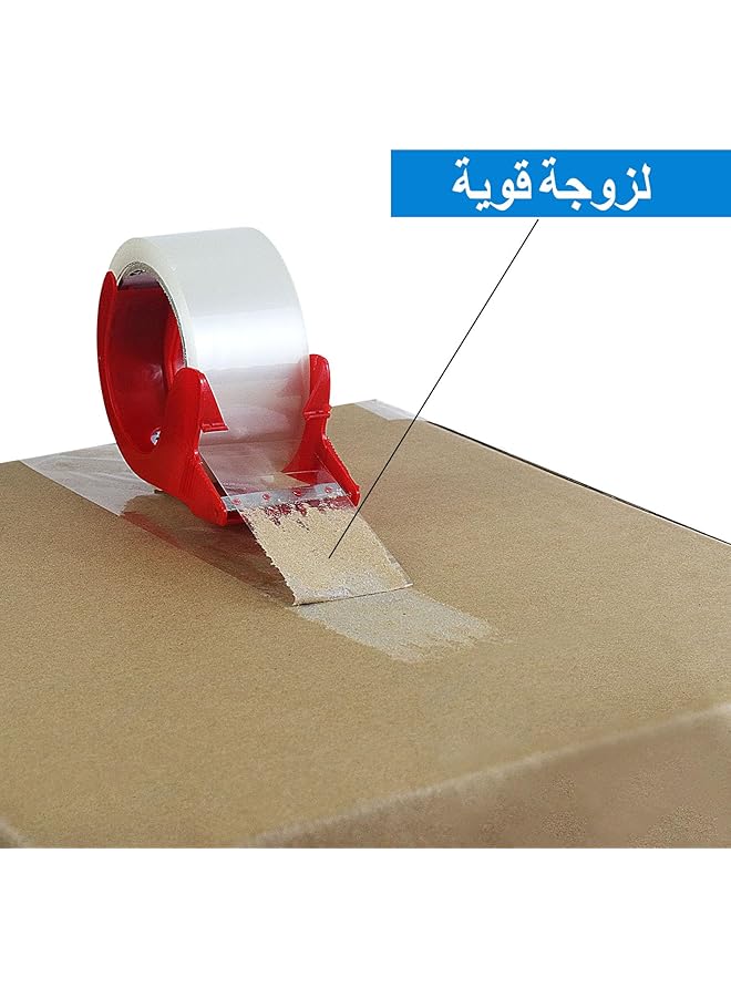 erorex Clearing Tape 3 With Free Dispenser 1.88In X 55Y Transparent Tape Refills For Shipping Box Aging Tape For Office And Storage School Supplies 3 - Image 5