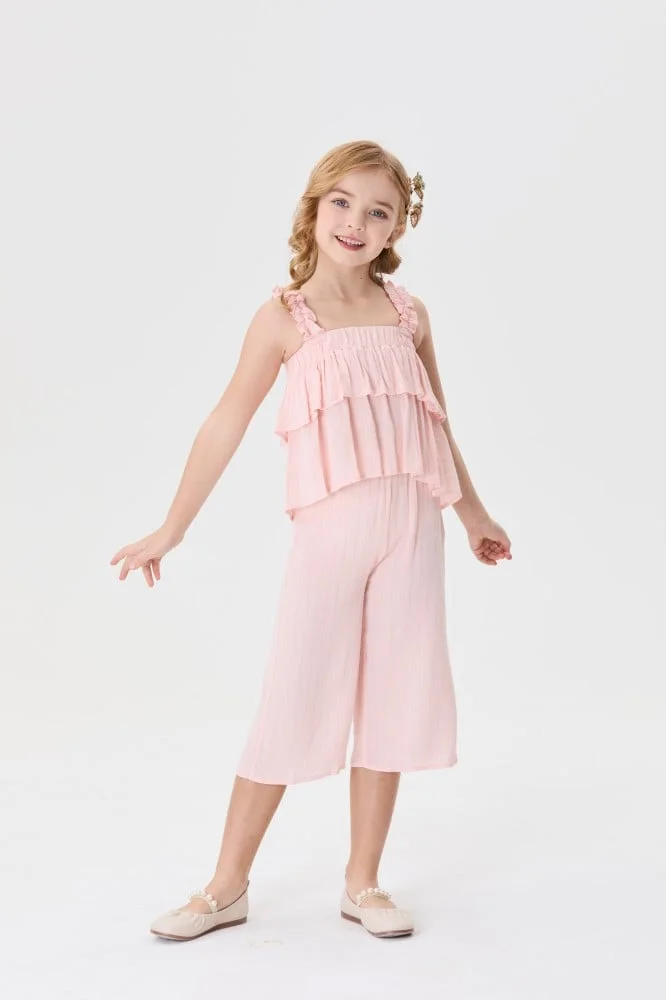 Tenda Shiny pants with elastic waistband