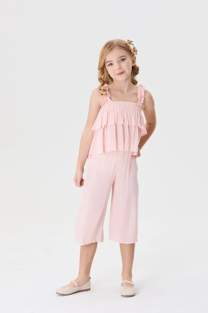 Tenda Shiny pants with elastic waistband