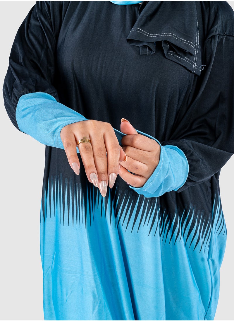 أرت لوك فستان طويل مريح بأكمام طويلة للصلاة  - Image 4