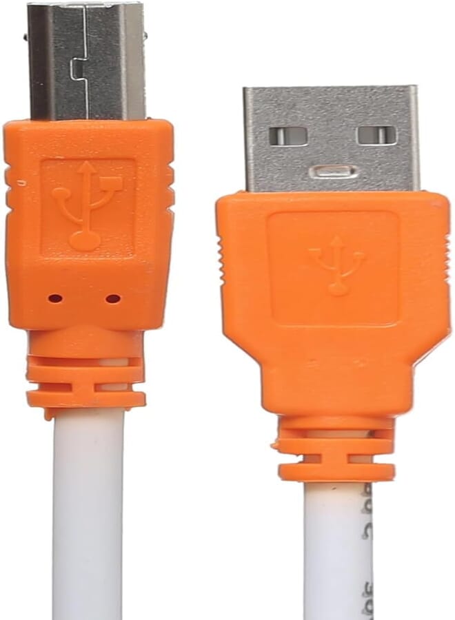 USB 2.0 Male to Male Printer Cable for Scanners/Printer Compatible with All Devices and Brands - Random Color (5 M)