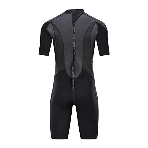 ZCCO Shorty Wetsuit Men's 3mm Premium Neoprene Full Sleeve for Snorkeling, Surfing,Canoeing,Scuba Diving Suits (3MM,L) - Image 4