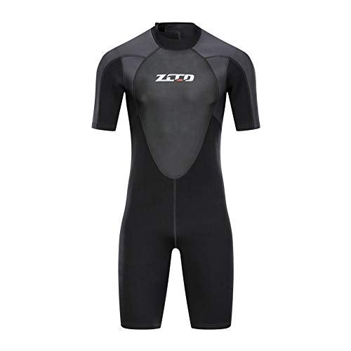 ZCCO Shorty Wetsuit Men's 3mm Premium Neoprene Full Sleeve for Snorkeling, Surfing,Canoeing,Scuba Diving Suits (3MM,L) - Image 3