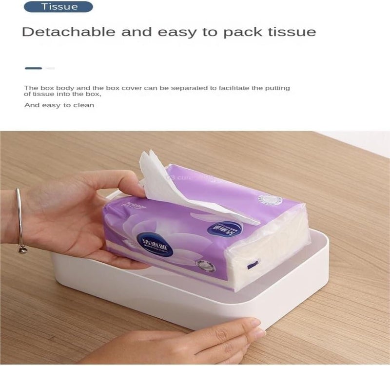 Hidak صندوق تخزين ورق الحمام هيداك 1 قطعة حامل ورق تواليت مثبت على الحائط موزع مناديل مائي صندوق تخزين مناديل معلق في الحمام - Image 5