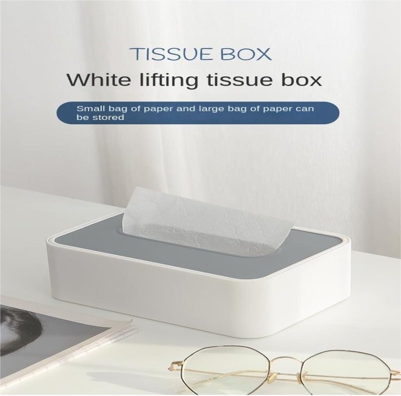 Hidak صندوق تخزين ورق الحمام هيداك 1 قطعة حامل ورق تواليت مثبت على الحائط موزع مناديل مائي صندوق تخزين مناديل معلق في الحمام - Image 4