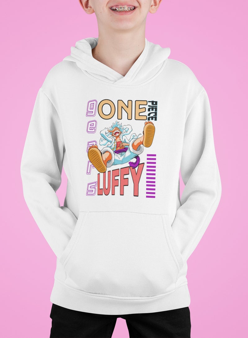ZOOM ONEPIECE GEARS LUFFY - HOODIE FOR KIDS