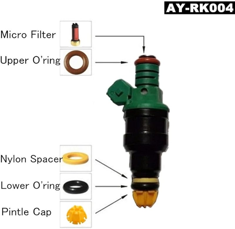 Fuel Injector Repair Kit 0280150440 13641703819 Compatible With BMW E60 E39 520I 523I - Image 3