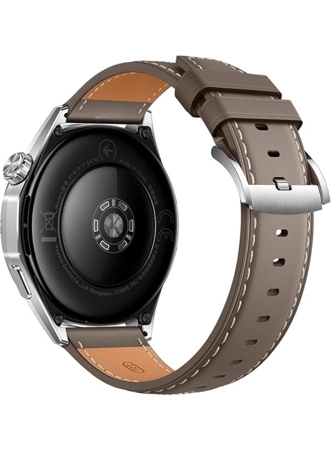 ECO 22mm Braid Leather Strap For Huawei Watch GT 6 46mm | GT6 Pro | GT5 46mm | GT5 Pro | GT4 46mm | GT2 Pro | GT2 GT3 46mm | Watch 4/4 Pro | Watch 3/3 Pro | GT Runner (Cafe) - Image 2