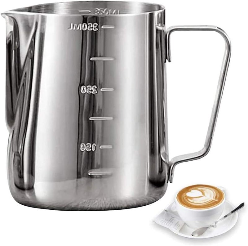 ALKAYAN Stainless Steel Milk Frothing Espresso Coffee Barista Craft Latte Cappuccino ... - Image 1