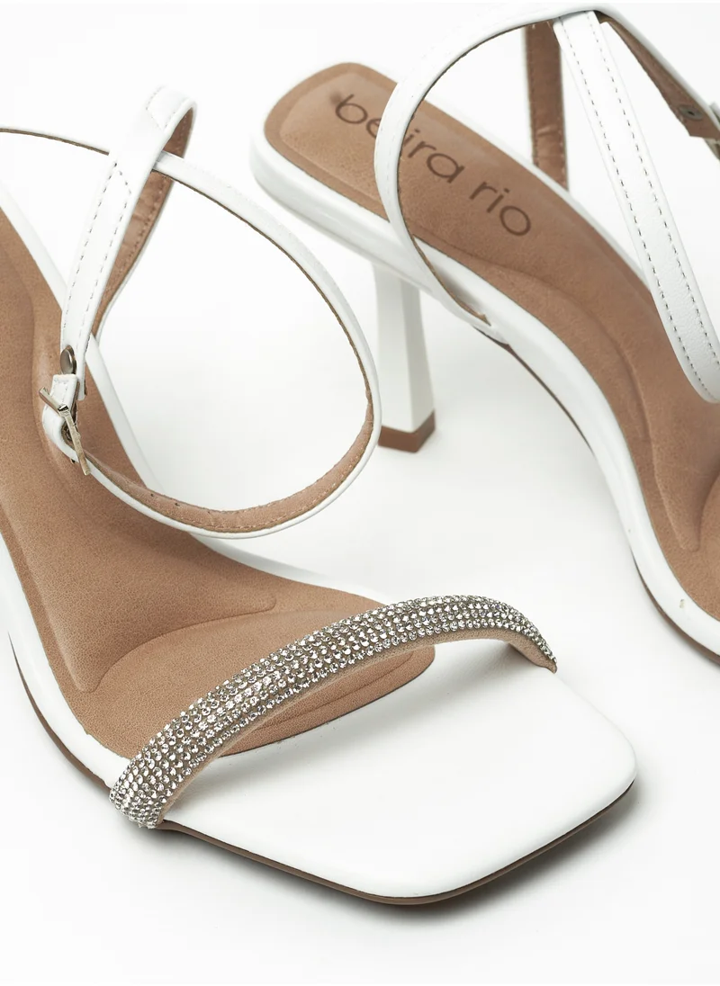 Beira Rio Sara Ankle Strap High Heel Sandals