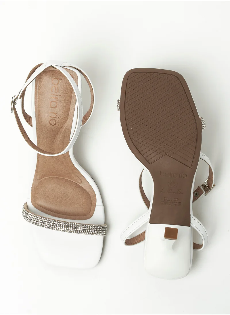 Beira Rio Sara Ankle Strap High Heel Sandals