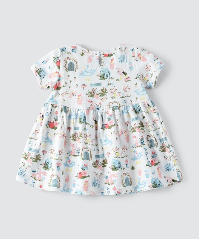 JELLIENE BABY GIRL ALL OVER PRINT DRESS - Image 2