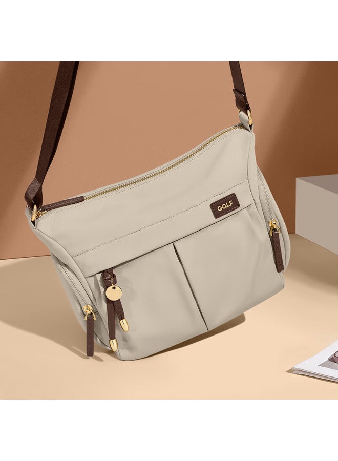 Golf Single Shoulder Canvas Bag Women's Large Capacity Commuting Versatile Ladies Bag Water-resistant Phone Bag - Image 4
