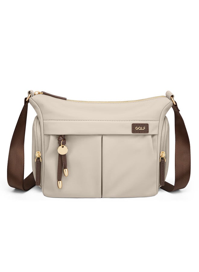 Golf Single Shoulder Canvas Bag Women's Large Capacity Commuting Versatile Ladies Bag Water-resistant Phone Bag - Image 1