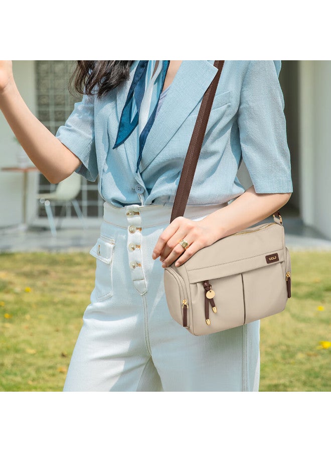 Golf Single Shoulder Canvas Bag Women's Large Capacity Commuting Versatile Ladies Bag Water-resistant Phone Bag - Image 5
