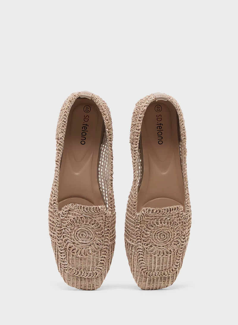 SD.Felano Summer Flat Slip On